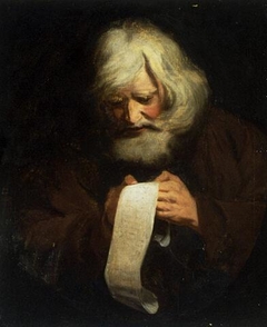 Old Man Reading by Joshua Reynolds