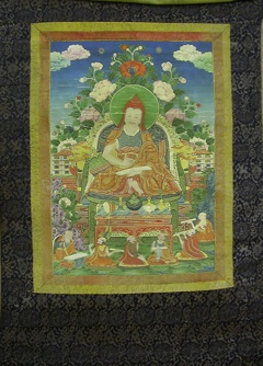 Painted Banner (Thangka) from a Set of Seven Honoring Gayadhara, a Sakya Pandit from India by Unknown Artist