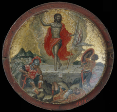 Panagiarion Showing the Resurrection (Victor of Crete) by Victor of Crete