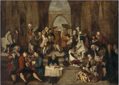 Parody of Raphael's 'School of Athens' by Joshua Reynolds