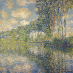 Poplars on the Epte by Claude Monet