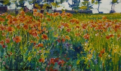 Poppies by Robert W. Vonnoh