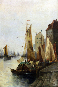 Port of Le Havre by Jules Vernier