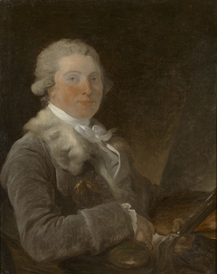 Portrait d'un peintre en pelisse by François-André Vincent