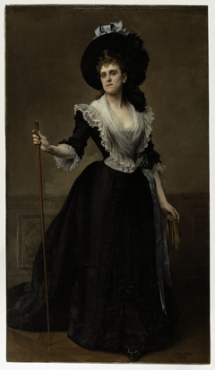 Portrait de la comtesse Edmond Récopé, née Malher by Édouard Debat-Ponsan