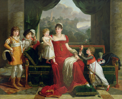 Portrait de la duchesse de Feltre et de ses enfants by François-Xavier Fabre