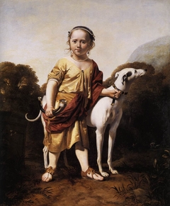 Portrait of a Girl as a Huntress by Caesar van Everdingen