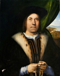 Portrait of a Man by Lorenzo Lotto