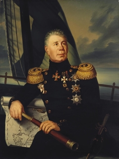 "Portrait of Admiral Krusenshtern " by Anonymous