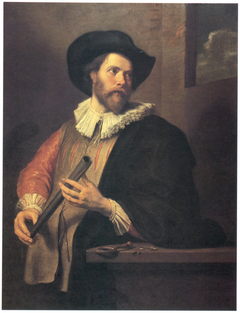 Portrait of an unknown astronomer by Anthony van Dyck