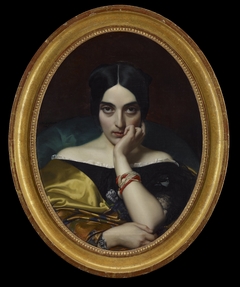 Portrait of Clmentine (Mrs. Alphonse) Karr by Henri Lehmann