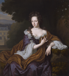 Portrait of Eva Suzanna Pellicorne (1670–1732) by Michiel van Musscher