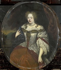 Portrait of Frouck, Barones van Aylva, Wife of Hans Willem van Aylva after 1658 by H. de Valck