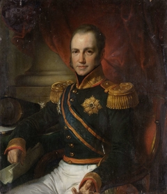 Portrait of Godart Alexander Gerard Philip, Baron van der Capellen, Governor-General of the Dutch East Indies by Cornelis Kruseman