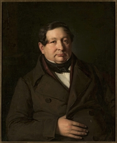 Portrait of Jakub Simmler, artist’s father by Józef Simmler