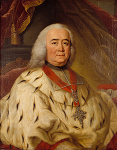 Portrait of Johann Friedrich Karl von Ostein (1689-1763) by Heinrich Carl Brandt