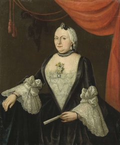 Portrait of Johanna van Rijswijk (born 1715), Wife of Jan Hendrik van Rijswijk by Isaac Lodewijk la Fargue van Nieuwland