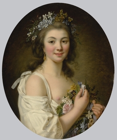 Portrait of Madame de Genlis by Marie-Victoire Lemoine