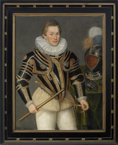 Portrait of Maurice of Nassau by Daniël van den Queborn