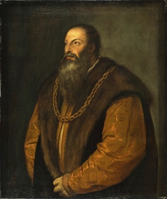 Portrait of Pietro Aretino by Titian