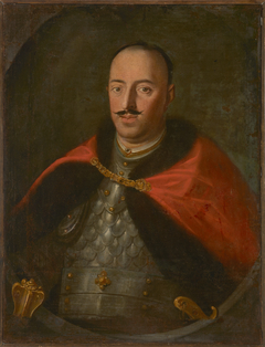 Portrait of Piotr Dembiński, Nieczuja coat of arms (1660–1734), Castellan of Biecz by anonymous painter