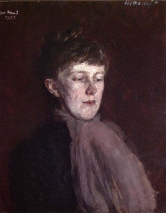 Portrait of Sara Scheel by Signe Scheel