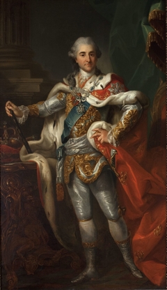 Portrait of Stanisław August Poniatowski in the coronation costume by Marcello Bacciarelli