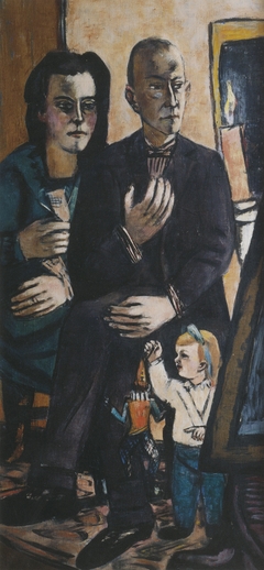 Portrait of the Family Lütjens by Max Beckmann