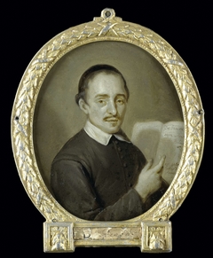 Portrait of Tieleman Jansz van Bracht, Clergyman and Poet in Dordrecht by Jan Maurits Quinkhard