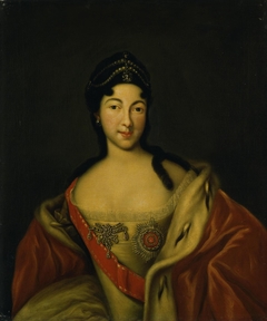 Portrait of Tsarevna Anna Petrovna by Anonymous