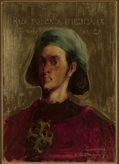 Portrait of Władysław Warneńczyk, King of Poland by Konrad Krzyżanowski