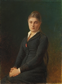 "Portrait of Yekaterina Ge, the Artist's Daughter-in-Law" by Nikolai Ge