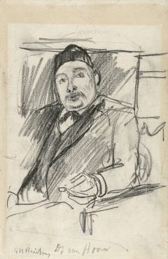 Portret van Dr. van Hoorn by George Hendrik Breitner