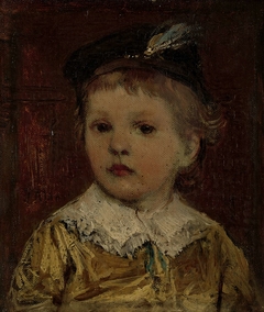 'Portret van Willem', vermoedelijk Willem Matthijs Maris Jbzn, zoon van Jacob Maris by Jacob Maris