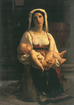 Prayer to the Virgin by William-Adolphe Bouguereau