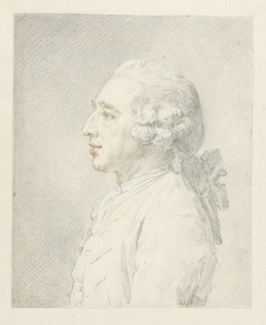 Profielportret van Louis Metayer Phzn by Jean Baptiste Perroneau