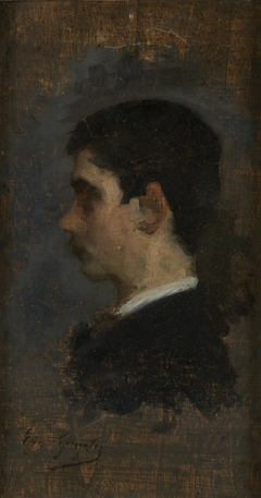 Profile of a Young Man by Eva Gonzalès