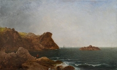 Pulpit Rock, Nahant (Nahant Rock and Seashore) by John Frederick Kensett