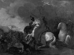 Queen Philippa at the Battle of Neville's Cross by Benjamin West