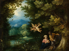 Rest on the Flight into Egypt by Jan Brueghel the Elder