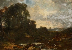 Riverside Landscape by John Crawford Wintour