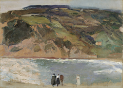 Rompeolas de San Sebastián by Joaquín Sorolla