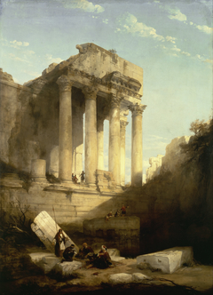 Ruins of the Temple of Bacchus by David Roberts