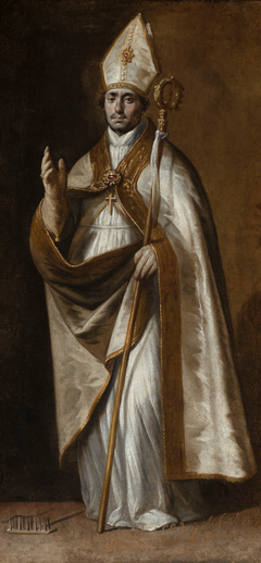 Saint Blaise by Antonio del Castillo y Saavedra