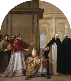 Saint Bruno Refuses the Archbishopric of Reggio Calabria by Vincenzo Carducci