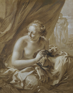 Samson and Delilah (?) by Adriaen van der Werff