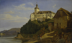 Schloss Persenbeug an der Donau by Ferdinand Georg Waldmüller