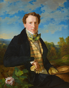 Self-portrait as a Young Man by Ferdinand Georg Waldmüller