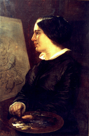 Self-portrait by Elisabeth Jerichau-Baumann