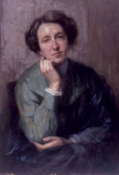 Self-portrait by Henrika Šantel